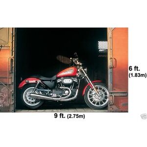 Giant HARLEY DAVIDSON Motorcycles Wall Mural Sportster Box Car Wallpaper 6'x9'